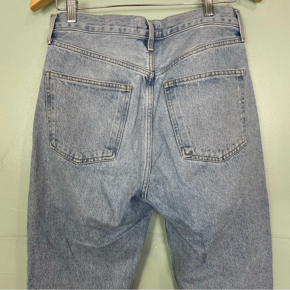 Agolde 90’s Jeans Straight Leg Blue Size 27 - Picture 8 of 11